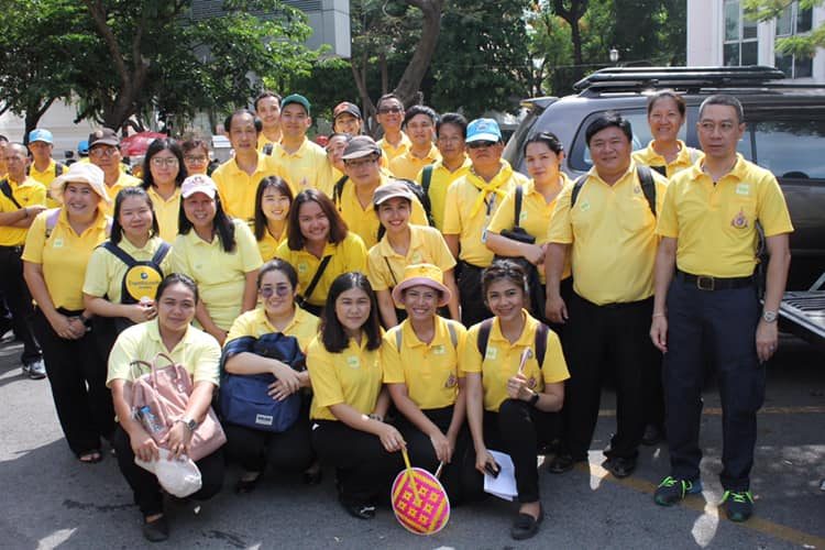 สำนักงานทรัพยากรน้ำแห่งชาติ  ร่วมเฝ้าทูลละอองธุลีพระบาท พระบาทสมเด็จพระเจ้าอยู่หัว ในการเสด็จพระราชดำเนินเลียบพระนคร