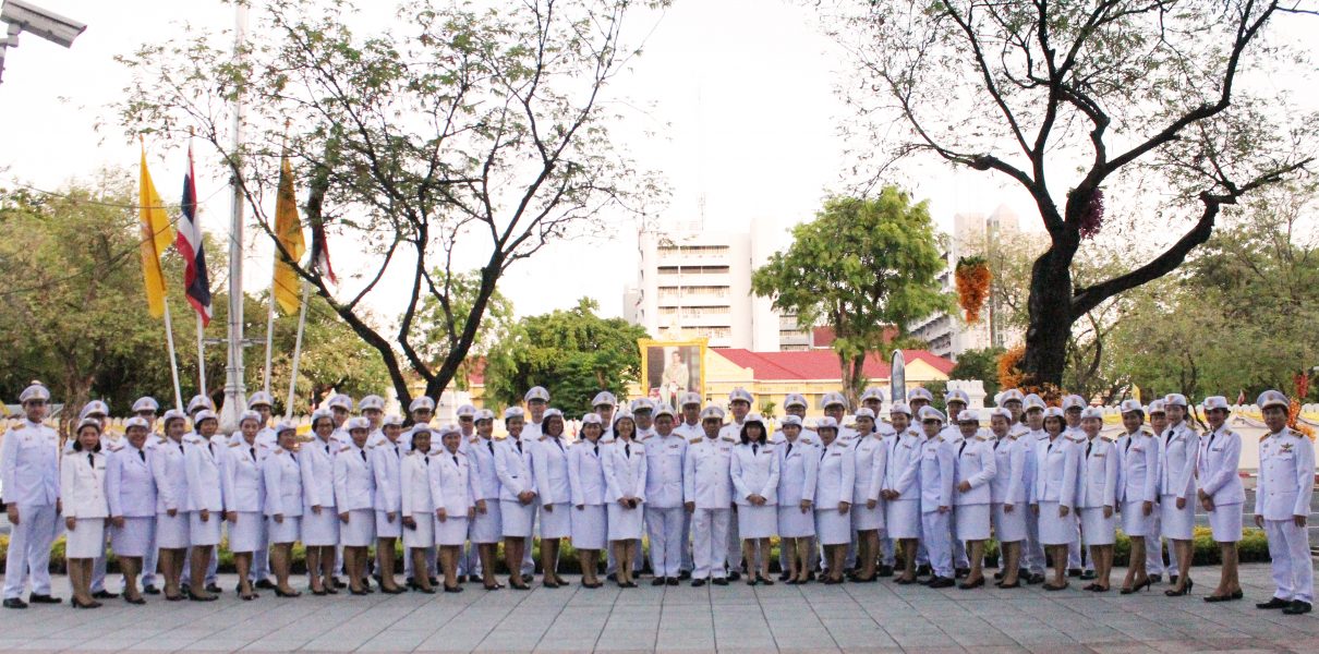 สำนักงานทรัพยากรน้ำแห่งชาติ  ร่วมเฝ้าทูลละอองธุลีพระบาทสมเด็จพระเจ้าอยู่หัว ในการเสด็จพระราชดำเนินไปในการพระราชพิธีบรมราชาภิเษก